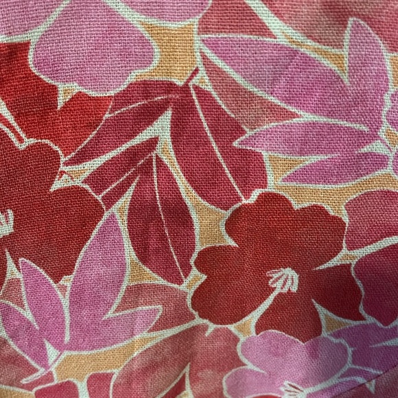 Lulus Divine Destinations Pink Tropical Ruffled Faux-Wrap Mini Dress - Picture 6 of 6